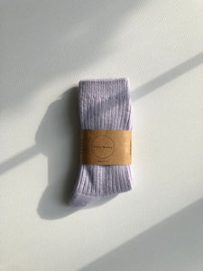 ICELAND WOOL SOCKS - crystal bright