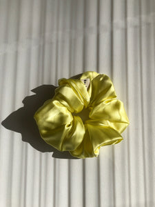 PURE SILK LARGE SCRUNCHIES - crystal brights