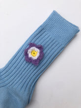 Load image into Gallery viewer, CROCHET DAFFODILS COTTON SOCKS