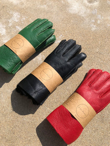 LEATHER SHEARLING GLOVE