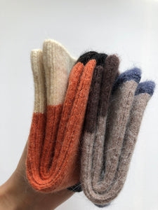 PACK OF TWO - ANGORA WOOL KIDS SOCKS - 5