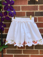 Load image into Gallery viewer, ANN’S GARDEN UP-CYCLE SHORTS