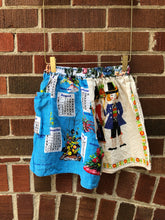 Load image into Gallery viewer, 1990’S LINEN TEA TOWEL UP-CYCLE SHORTS