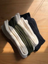 Load image into Gallery viewer, PARK OF TWO - CHUNKY RIBBED ORGANIC COTTON SOCKS