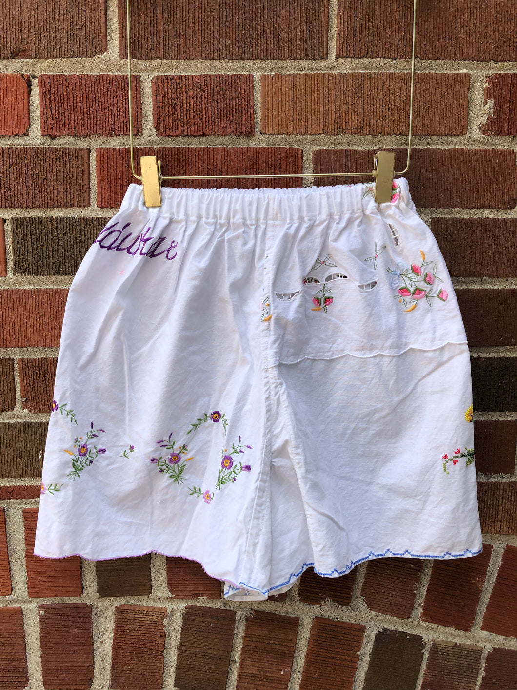 PATCHWORK UP-CYCLE SHORTS