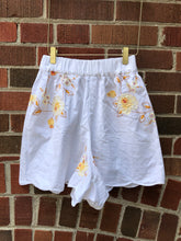 Load image into Gallery viewer, YELLOW ROSES UP-CYCLE SHORTS