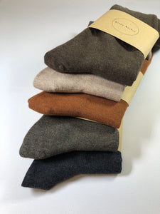 COMBED COTTON LONG SOCKS