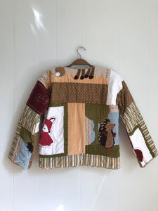 THE WOOD patchwork quilt jacket
