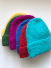 Load image into Gallery viewer, FLUFFY ANGORA  BEANIE - crystal brights