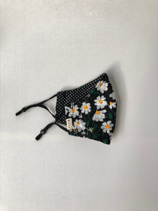 DAISY handmade embroidered face mask