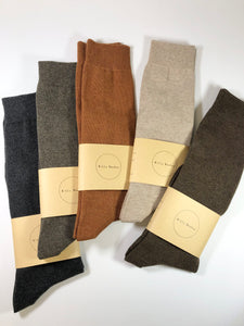 COMBED COTTON LONG SOCKS